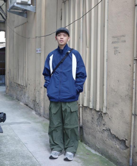 拼接外套與機能褲的完美搭配~